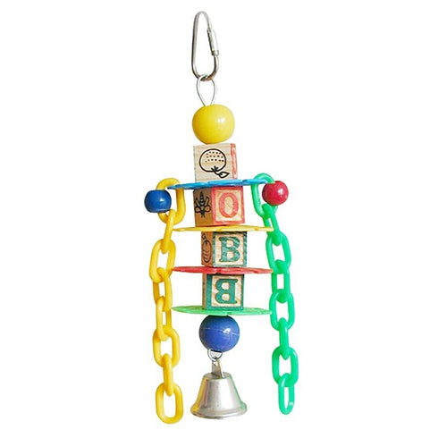 A&E Happy Beaks Petite Learning Blocks Bird Toy
